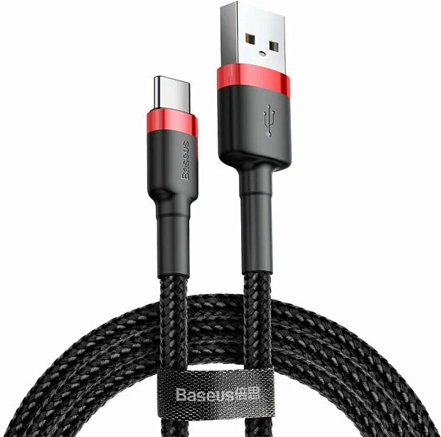 Кабель Baseus Cafule Cable USB For Type-C 3A 1M