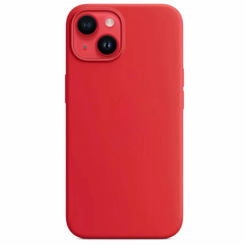 Силиконовый чехол для iPhone 14 Silicone Case с поддержкой MagSafe