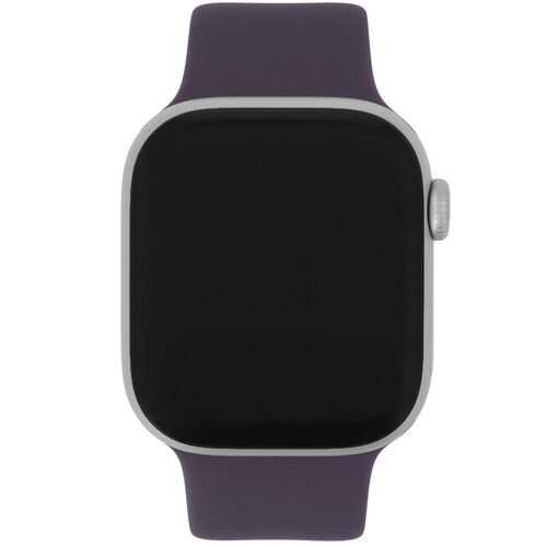 Часы Apple Watch Series 11, 46 мм, корпус серебристого цвета, спортивный ремешок фиолетового цвета
