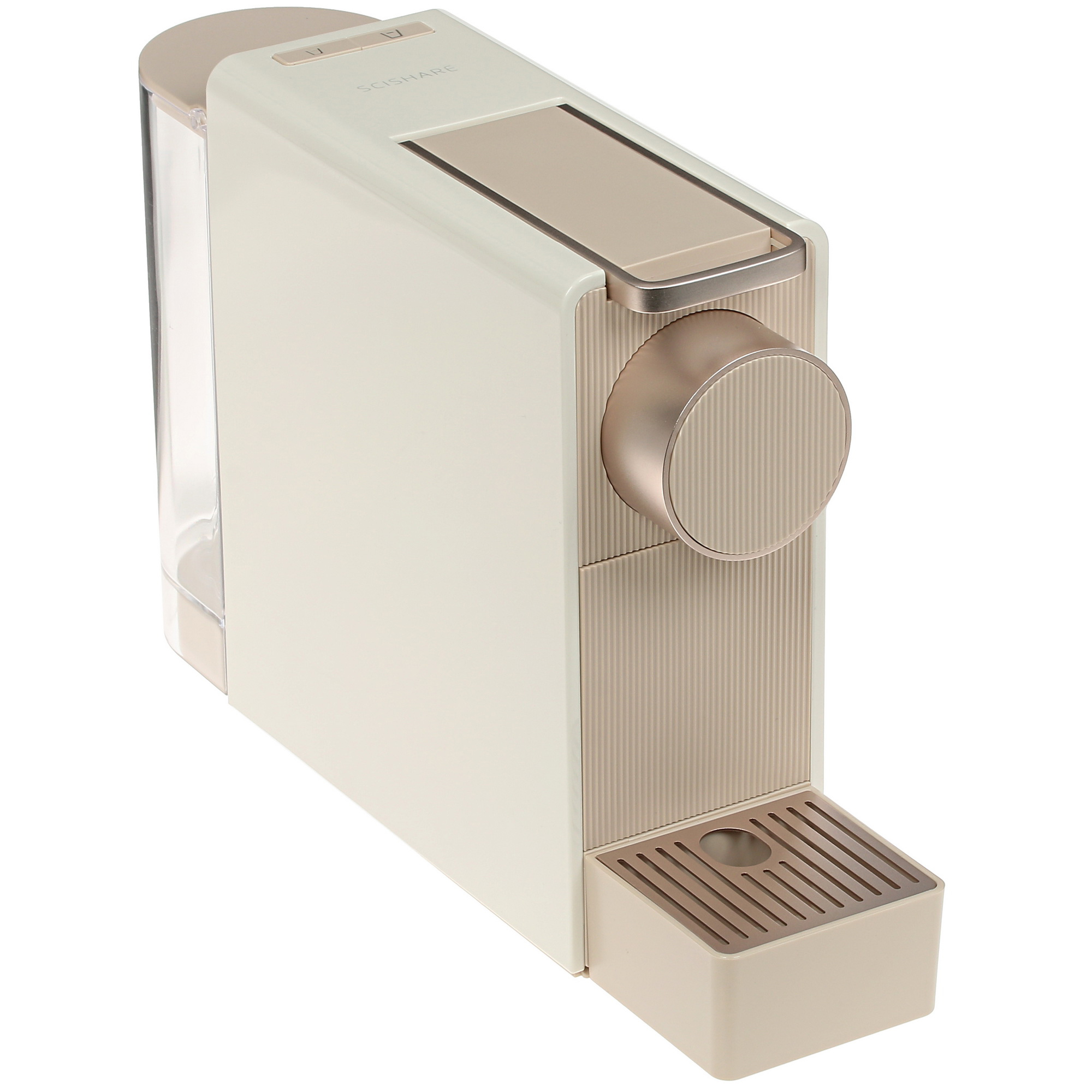 Кофемашина Scishare Capsule Coffee Machine Mini S1201 Gold EU