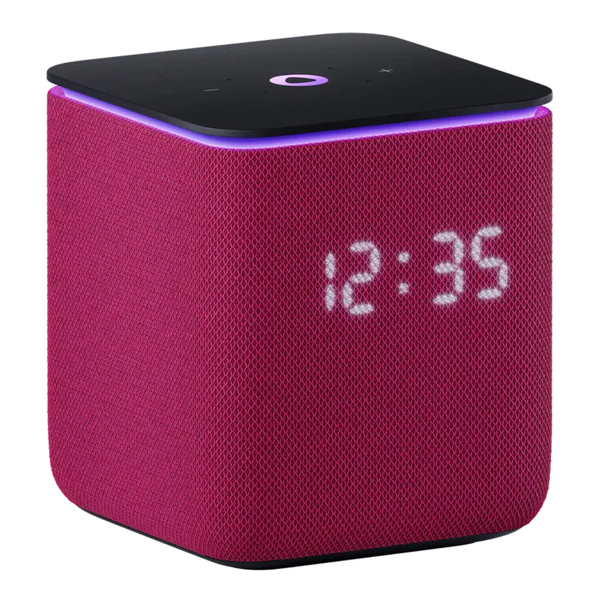 Яндекс Станция Миди — умная колонка с Алисой, с Zigbee, 24Вт, малиновый
