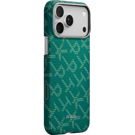Чехол Pitaka Ultra-Slim Case для iPhone 17 Pro Max, Gold Green