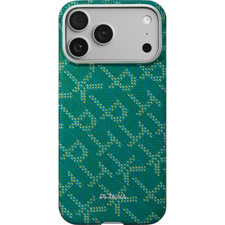 Чехол Pitaka Ultra-Slim Case для iPhone 17 Pro, Gold Green