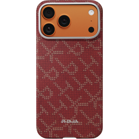 Чехол Pitaka Ultra-Slim Case для iPhone 17 Pro Max, Gold Red