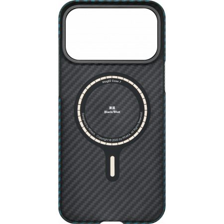 Чехол Pitaka Ultra-Slim Case для iPhone 17 Pro, Black/Blue