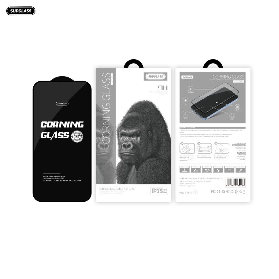 Защитное стекло SupGlass SG-10 9H iPhone 17 Pro