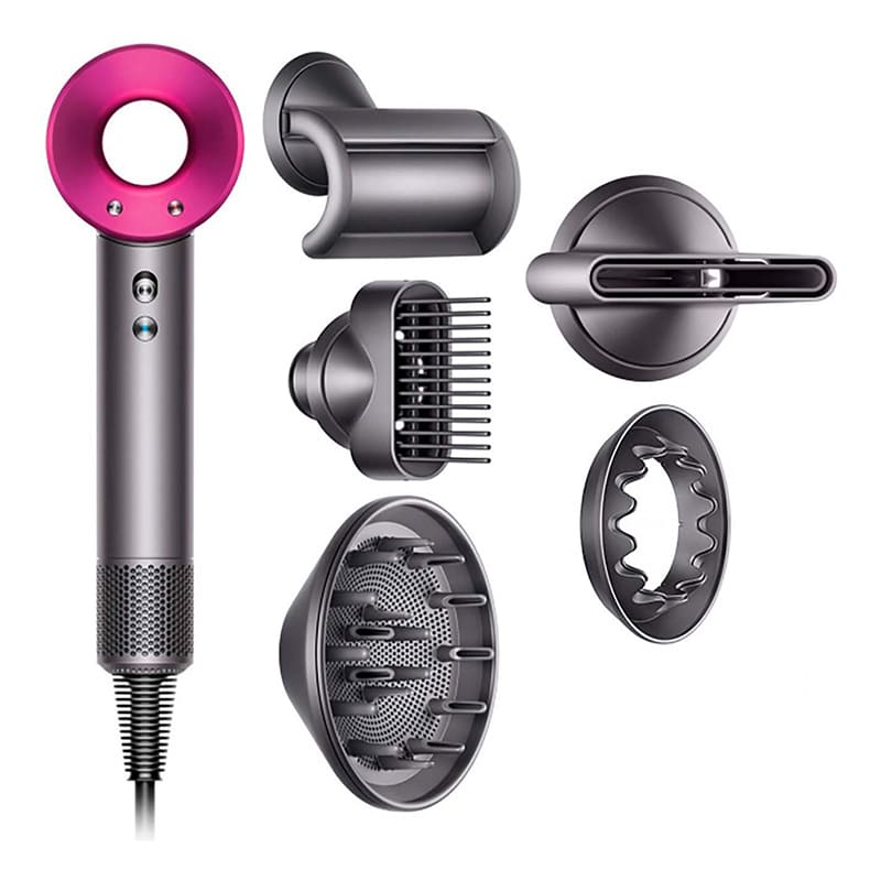 Фен Dyson Supersonic HD07  железо/фуксия