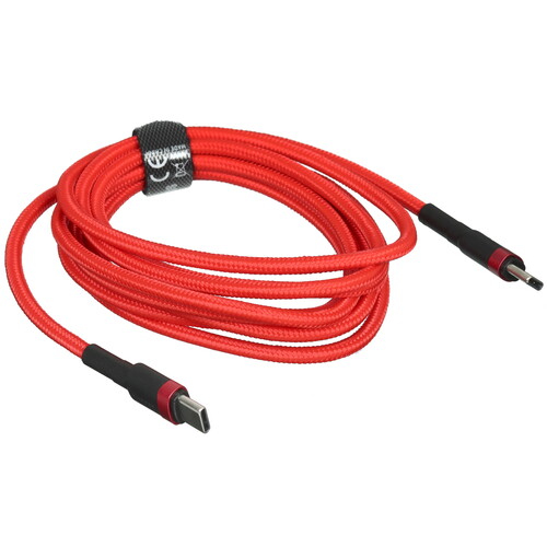Кабель USB-C BASEUS Cafule, Type-C - Type-C, 3A, 2 м, красный