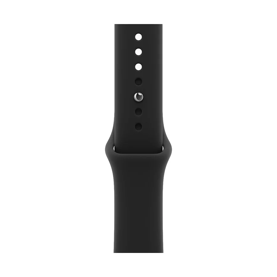 Часы Apple Watch Series 12, 42 мм, корпус из алюминия чёрного цвета, спортивный ремешок чёрного цвета